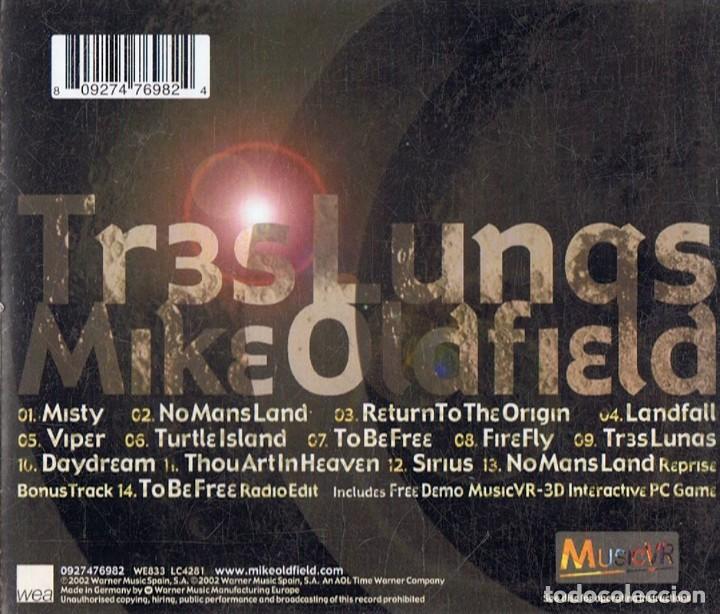 CDs de m&uacute;sica: MIKE OLDFIELD &uml;TRES LUNAS&uml; (CD) - Foto 2