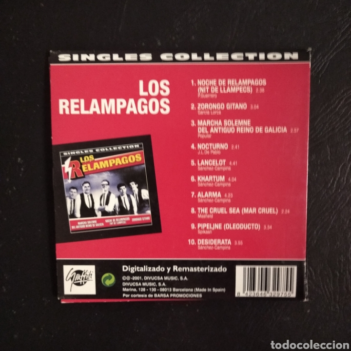 CDs de m&uacute;sica: LOS REL&Aacute;MPAGOS Singles Collection CD Digipack - Foto 2