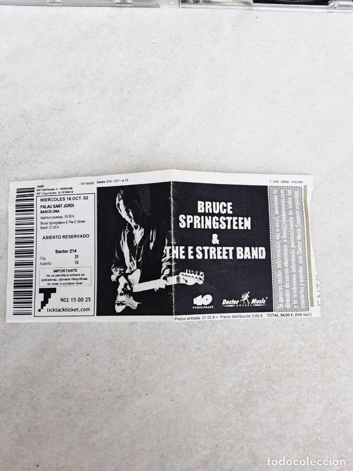 CDs de m&uacute;sica: CD Bruce Springsteen + entrada concierto 2002 - Foto 4