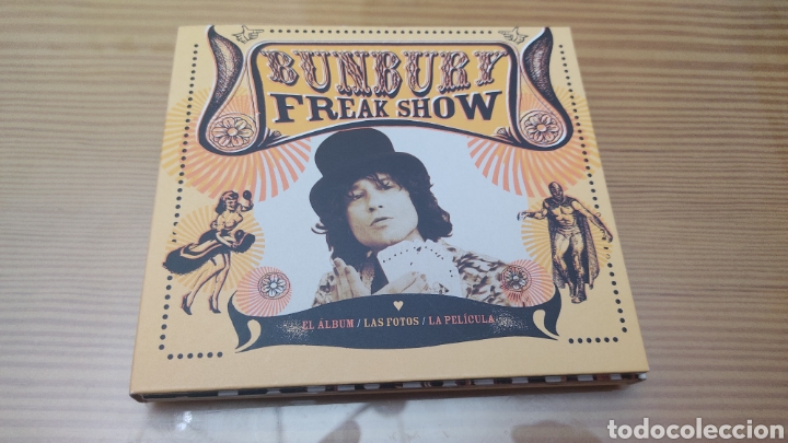 CDs de m&uacute;sica: Cd + dvd BUNBURY &rdquo;FREAK SHOW&rdquo; - Foto 1