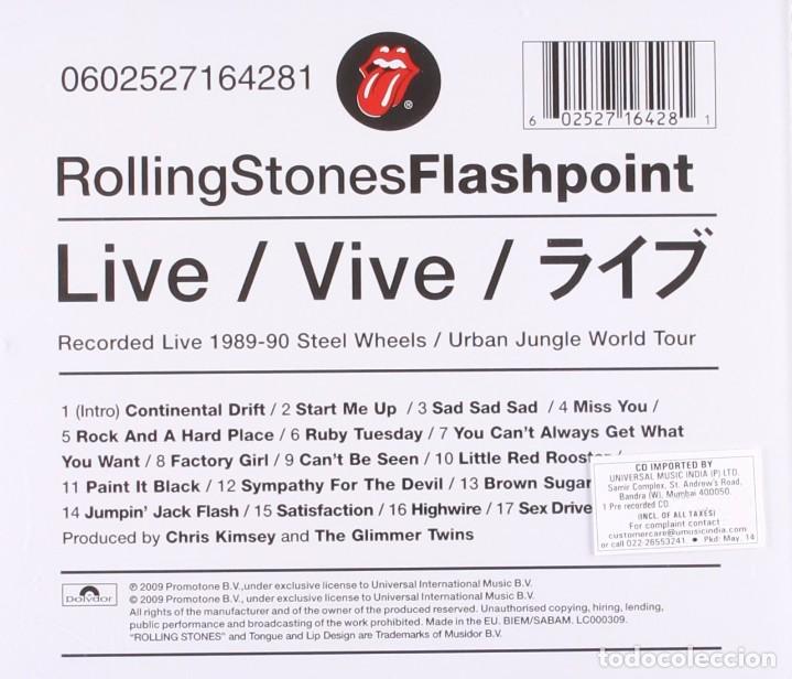 CDs de m&uacute;sica: The Rolling Stones - Rolling Stones - Flashpoint - CD - Foto 2
