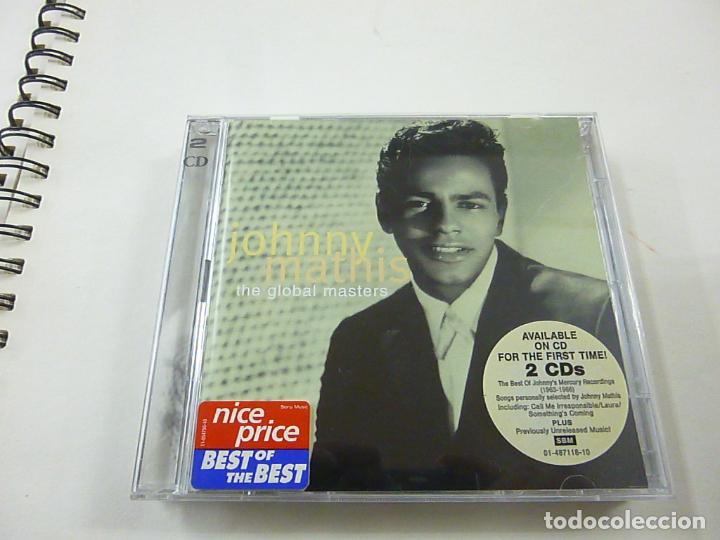 CDs de m&uacute;sica: JOHNNY MATHIS. THE GLOBAL MASTERS- 2 CD - C 5 - Foto 1