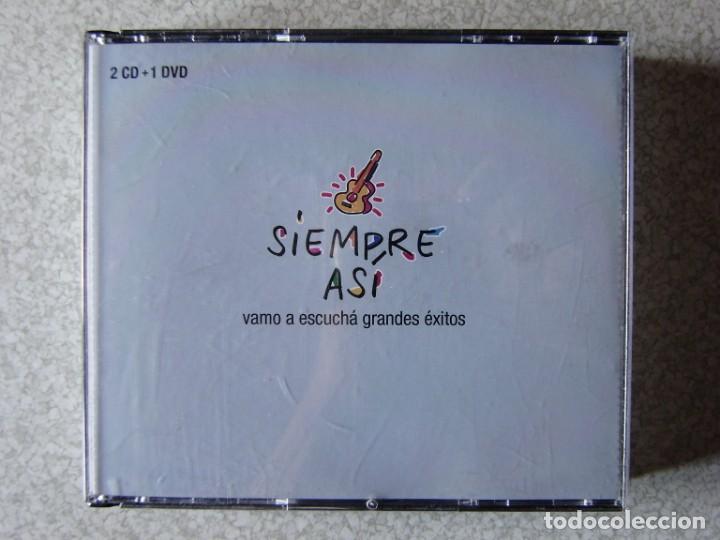 CDs de m&uacute;sica: SIEMPRE ASI...2 CD&acute;S + DVD...COMO NUEVO - Foto 1