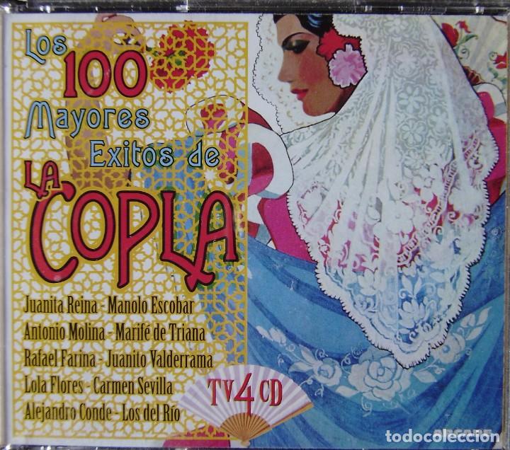 CDs de m&uacute;sica: LOS 100 MAYORES EXITOS DE LA COPLA...VV.AA...4 CD&acute;S - Foto 1