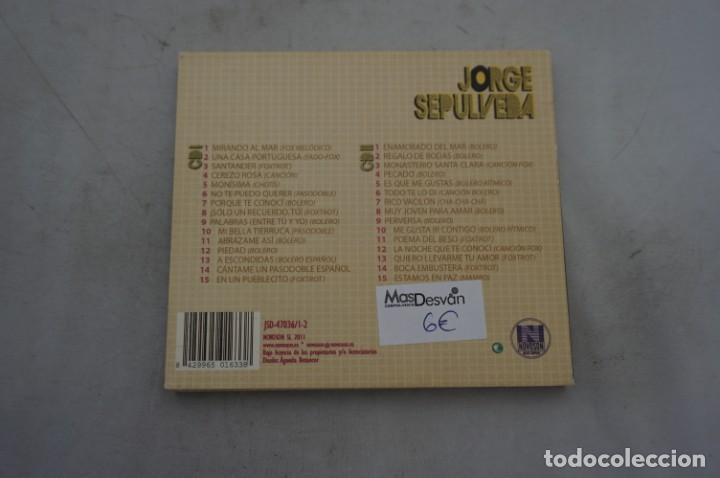 CDs de m&uacute;sica: CD - JORGE SEPULVEDA - 30 EXITOS - 2 DISCOS - Foto 4