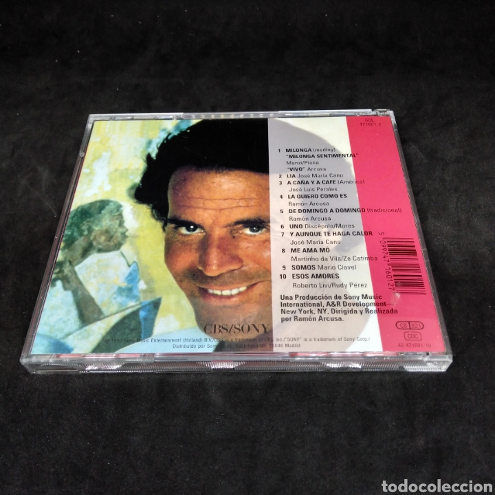 CDs de m&uacute;sica: JULIO IGLESIAS - CALOR - CD - 1992 - Foto 2