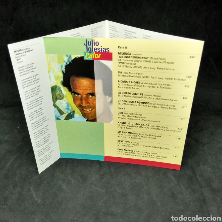 CDs de m&uacute;sica: JULIO IGLESIAS - CALOR - CD - 1992 - Foto 5