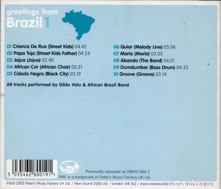 CDs de m&uacute;sica: CD. GREETINGS FROM BRAZIL. - Foto 2
