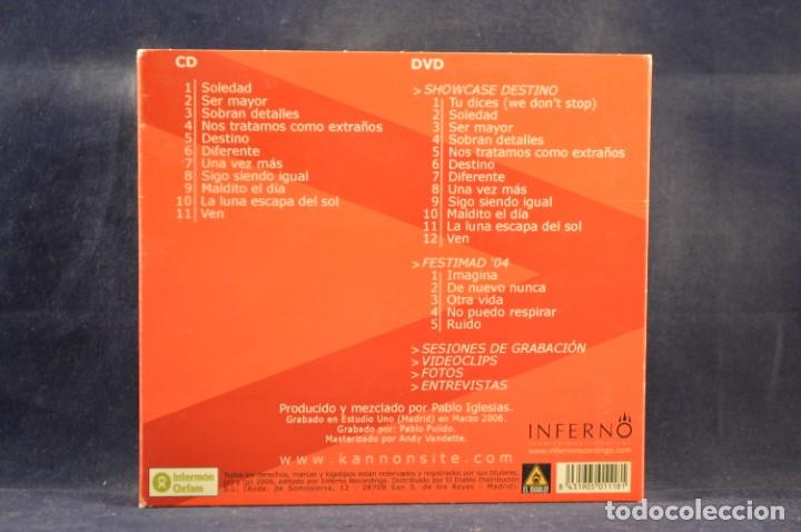 CDs de m&uacute;sica: KANNON - DESTINO - CD + DVD - Foto 2