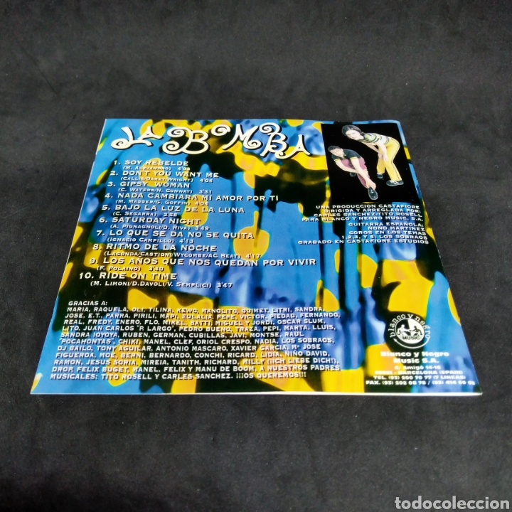 CDs de m&uacute;sica: LA BOMBA - MEGAFIESTA - CD - 1996 - Foto 4