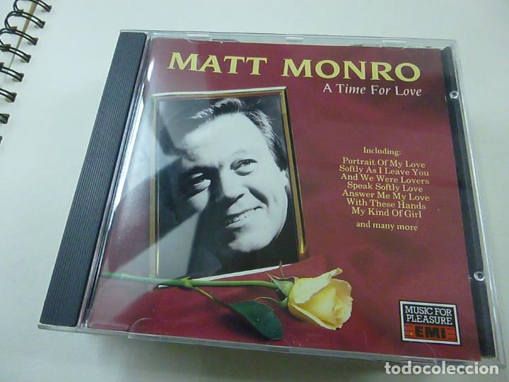 CDs de m&uacute;sica: CD MATT MONRO - A TIME FOR LOVE - CD - C 6 - Foto 1