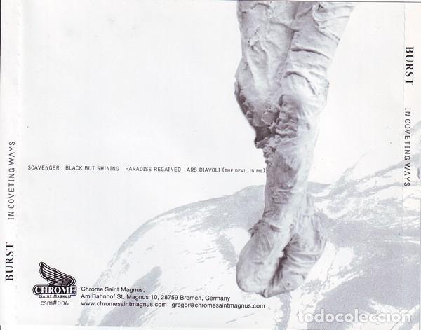 CDs de m&uacute;sica: Burst - In Coveting Ways - CD - Foto 2