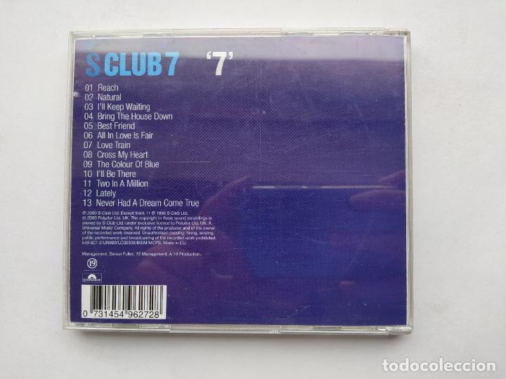 CDs de m&uacute;sica: S CLUB 7. CD. TDKCD38 - Foto 3