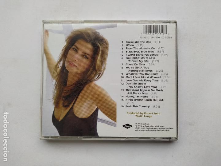 CDs de m&uacute;sica: SHANIA TWAIN &lrm;- COME ON OVER - CD. TDKCD38 - Foto 3