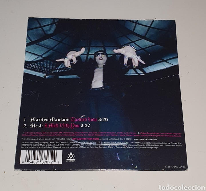 CDs de m&uacute;sica: MARILYN MANSON / CD SINGLE / TAINTED LOVE - Foto 2