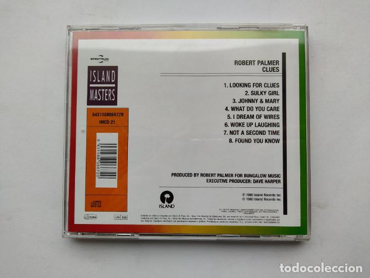 CDs de m&uacute;sica: ROBERT PALMER - CLUES - CD. TDKCD38 - Foto 3