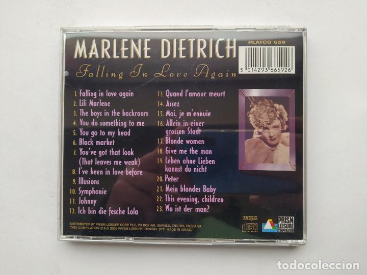 CDs de m&uacute;sica: Marlene Dietrich. - Falling In Love Again. CD. TDKCD38 - Foto 3
