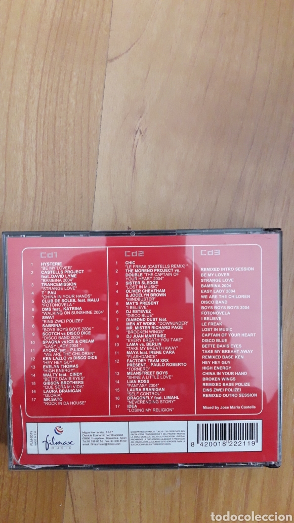 CDs de m&uacute;sica: TRIPLE CD REMIXES HITS. VOLUMEN 2 - Foto 2