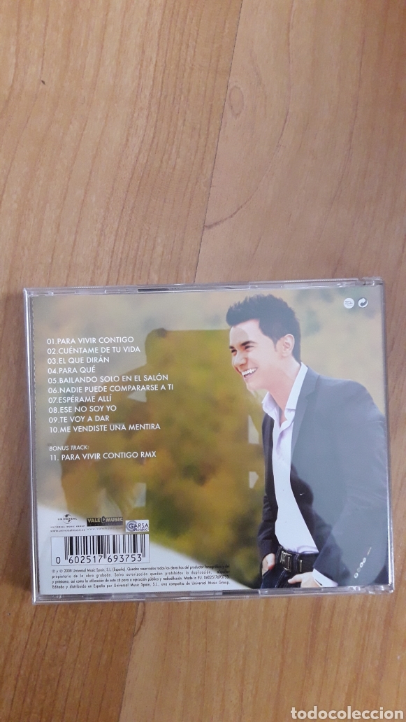 CDs de m&uacute;sica: DAVID CIVERA. PARA VIVIR CONTIGO - Foto 2