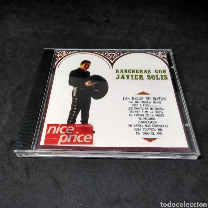 CDs de m&uacute;sica: JAVIER SOLIS - RANCHERAS CON SOLIS - CD - 1991 - Foto 1