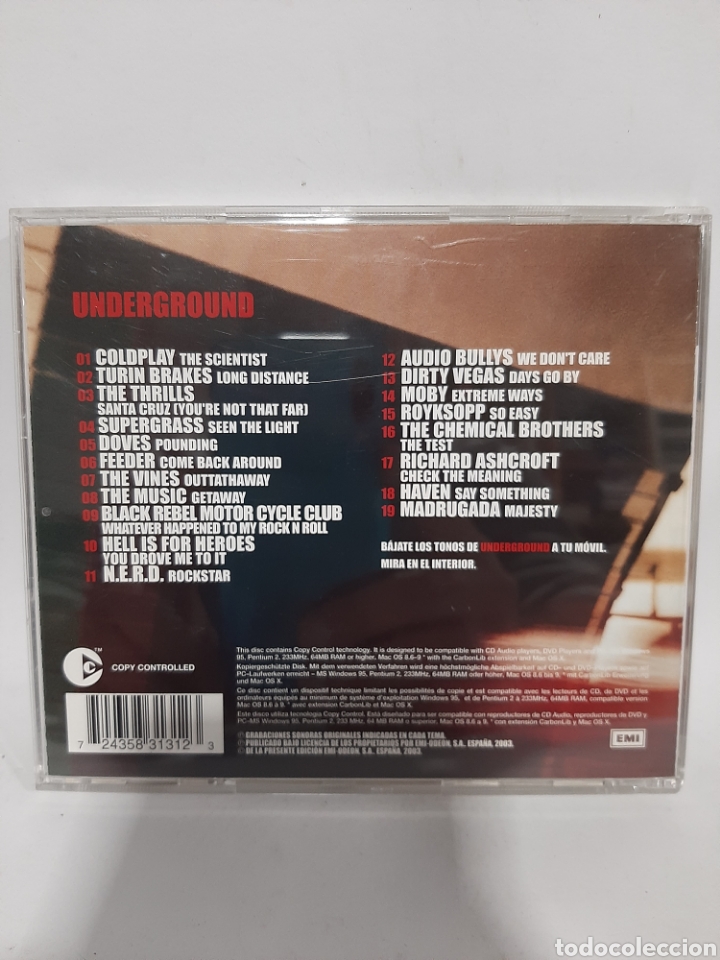 CDs de m&uacute;sica: SCD128 underground CD SEGUNDA MANO - Foto 2