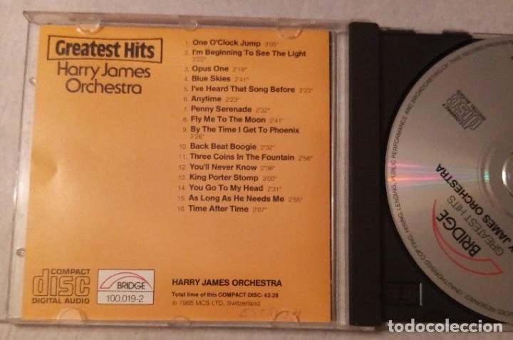 CDs de m&uacute;sica: HARRY JAMES ORCHESTRA - GREATEST HITS - Foto 2