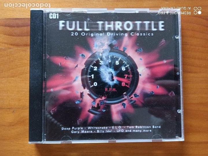 CDs de m&uacute;sica: CD FULL THROTTLE - CD 1 - 20 ORIGINAL DRIVING CLASSICS (4Z) - Foto 1