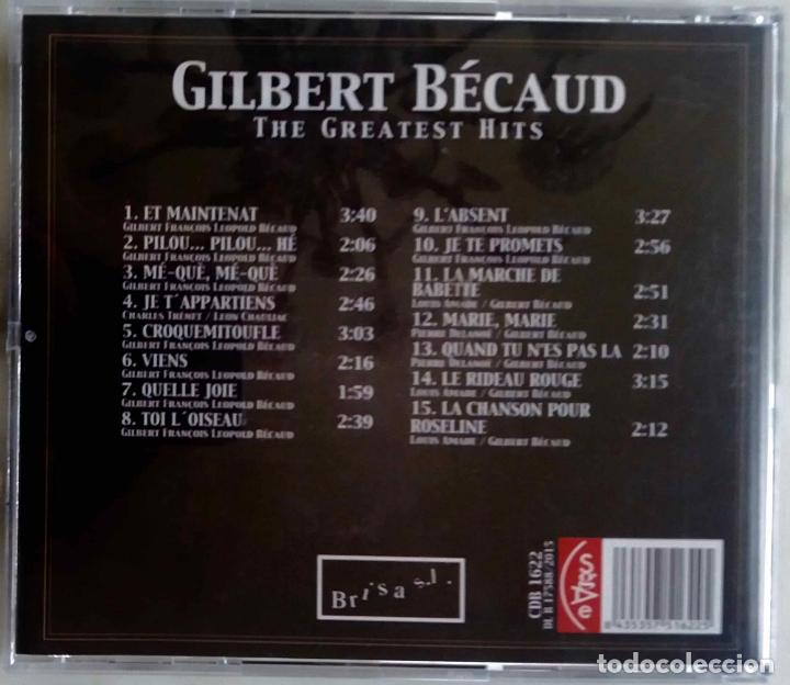CDs de m&uacute;sica: GILBERT BECAUD THE GREATEST HITS, CD - Foto 2