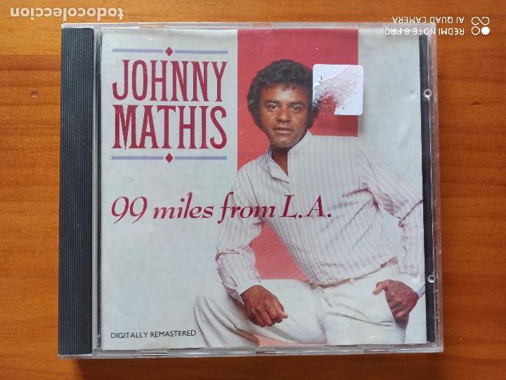 CDs de m&uacute;sica: CD JOHNNY MATHIS - 99 MILES FROM L.A. (5A) - Foto 1