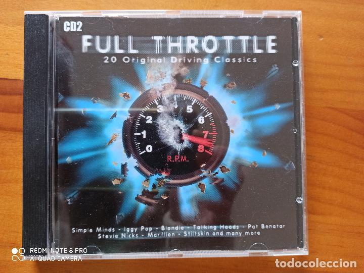 CDs de m&uacute;sica: CD FULL THROTTLE - CD 2 - 20 ORIGINAL DRIVING CLASSICS (5A) - Foto 1