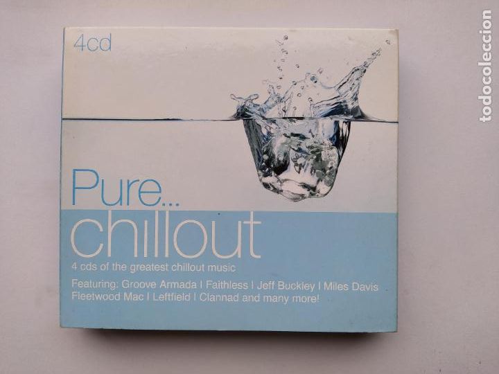 CD di Musica: PURE CHILLOUT. 4 CD'S OF THE GREATEST CHILL OUT MUSIC. TDKCD38