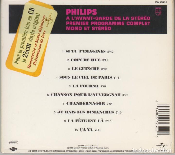 CDs de m&uacute;sica: Juliette Greco n. 6 cd 10 ans de chansons 2002 - Foto 2
