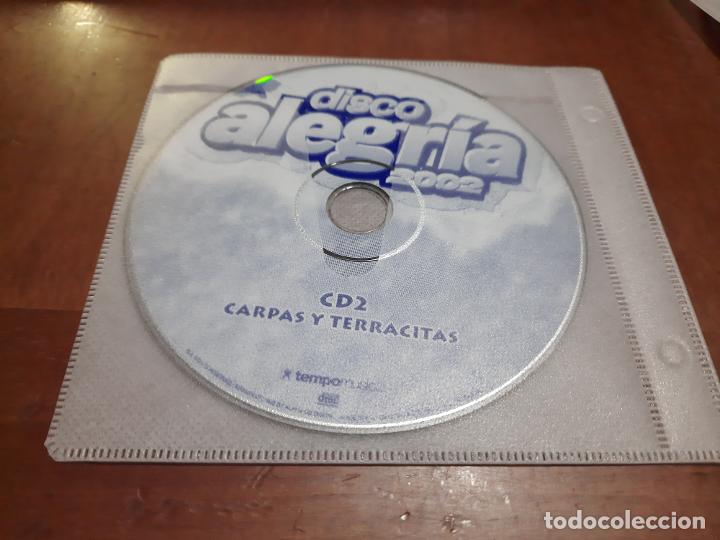 CD de M&uacute;sica: DISCO ALEGR&Iacute;A 2002. CD 2 SOLO. CARPAS Y TERRACITAS. BUEN ESTADO SIN CAJA NI CAR&Aacute;TULAS. BUEN ESTADO
