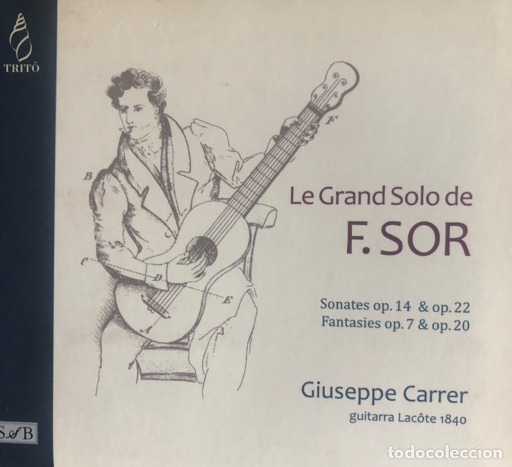 CDs de M&uacute;sica: F.Sor, Giuseppe Carrer, guitarra.