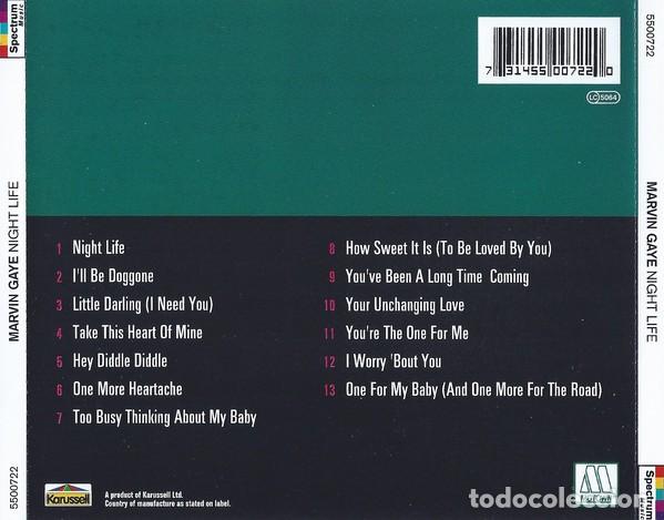 CDs de m&uacute;sica: Marvin Gaye - Night Life - CD - Foto 2