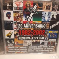 CDs de Música: CD DRO 20 ANIVERSARIO ( LOS RODRIGUEZ, LOQUILLO, SINIESTRO TOTAL, HOMBRES G, EXTREMODURO, M CLAN ETC