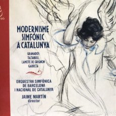 CD de Música: MODERNISME SIMFÒNIC A CATALUNYA, OBC, J.MARTÍN. Lote 255520535