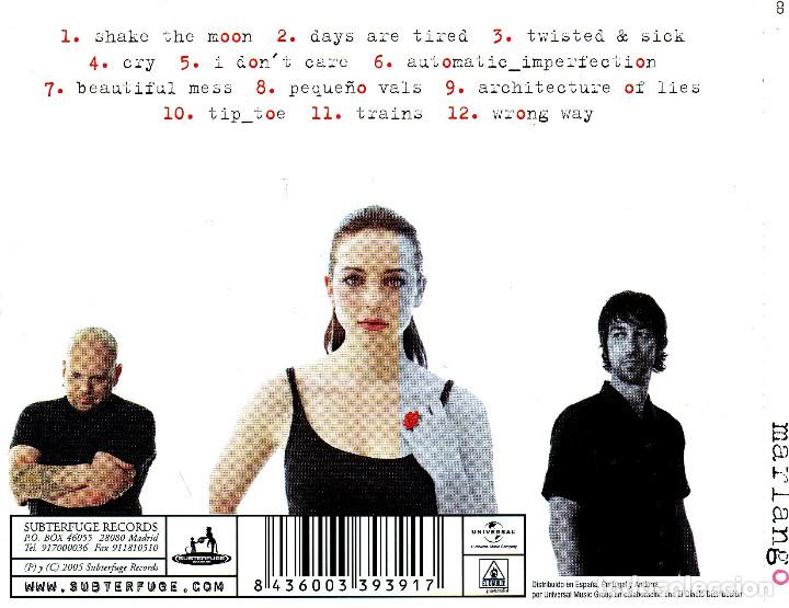 CDs de m&uacute;sica: �R115 - MARLANGO. AUTOMATIC IMPERFECTION. CD. - Foto 2