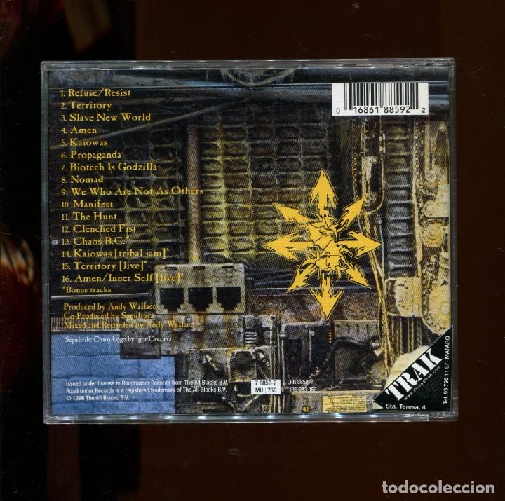 CDs de m&uacute;sica: sepultura. chaos a.d.. cd - Foto 2