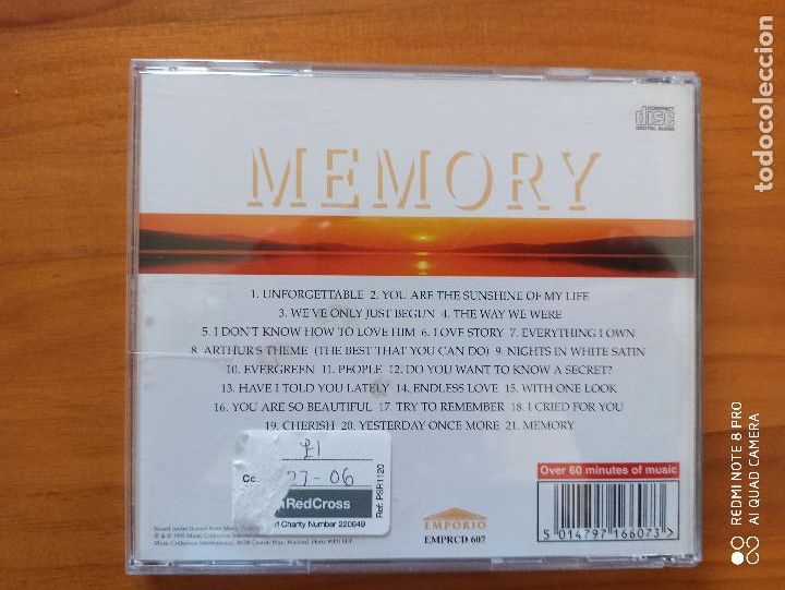 CDs de m&uacute;sica: CD MEMORY - 21 INSTRUMENTAL MOODS (5C) - Foto 2