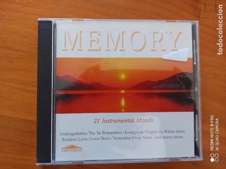CDs de m&uacute;sica: CD MEMORY - 21 INSTRUMENTAL MOODS (5C) - Foto 1