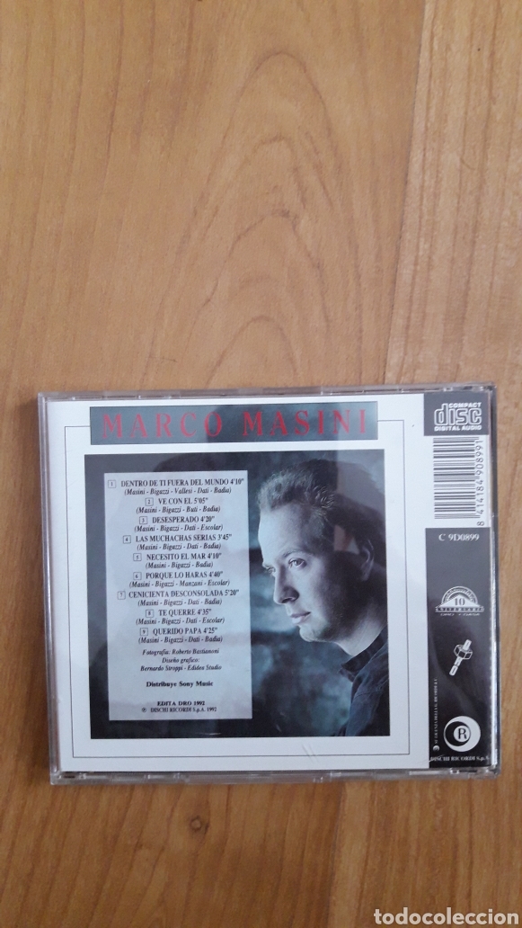 CDs de m&uacute;sica: MARCO MASINI - Foto 2