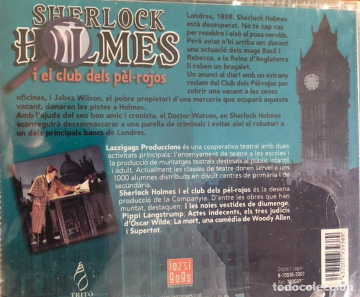 CDs de m&uacute;sica: SHERLOCK HOLMES (en catal&agrave;) - Foto 2