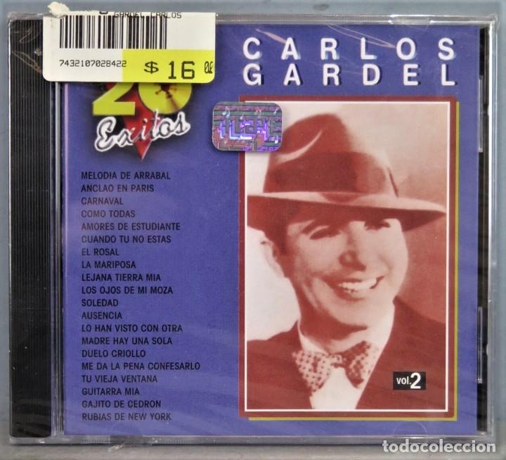 CDs de m&uacute;sica: CD. CARLOS GARDEL. 20 EXITOS. PRECINTADO - Foto 1