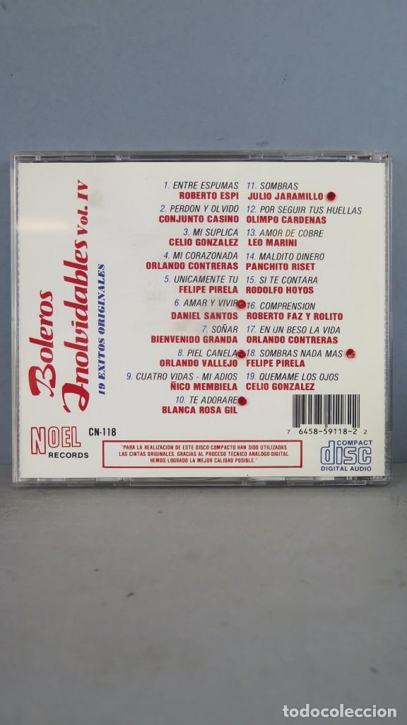CDs de m&uacute;sica: CD. BOLETOS INOLVIDABLES. 4 VOL. - Foto 3