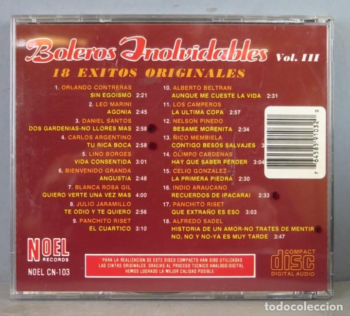 CDs de m&uacute;sica: CD. BOLETOS INOLVIDABLES. 4 VOL. - Foto 7