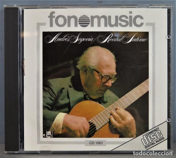 CDs de m&uacute;sica: CD. ANDRES SEGOVIA. RECITAL INTIMO - Foto 1