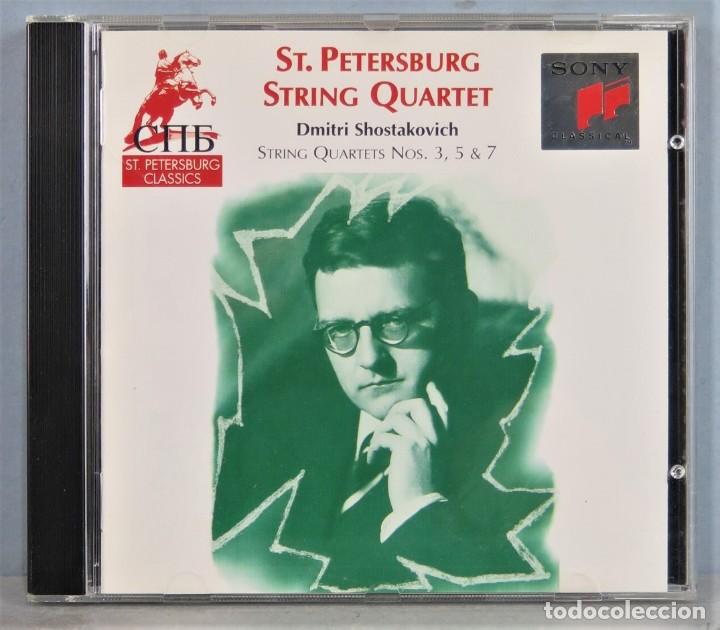 CDs de m&uacute;sica: CD. String Quartets Nos. 3, 5 & 7. SHOSTAKOVICH - Foto 1