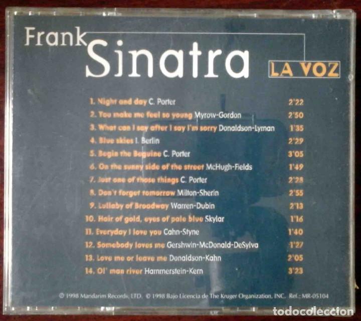CDs de m&uacute;sica: CD: Frank Sinatra - La Voz - 14 temas originales - Foto 3