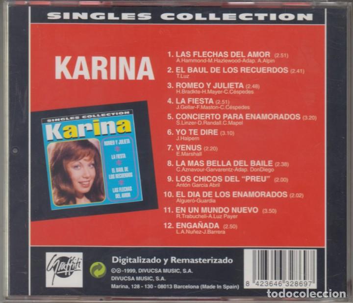 CDs de m&uacute;sica: Karina cd Singles collection 1999 Divucsa - Foto 2